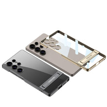 Load image into Gallery viewer, Ultra Clear Hybrid Transparent Side Stand Case- Samsung