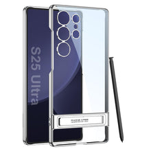 Load image into Gallery viewer, Ultra Clear Hybrid Transparent Side Stand Case- Samsung