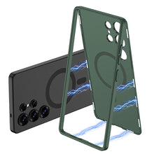 Load image into Gallery viewer, Matte Magsafe Case With Titanium Frame - Samsung