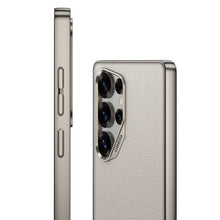 Load image into Gallery viewer, Quilted Classic Plain Leather Craft Case- Samsung