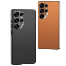 Load image into Gallery viewer, Quilted Classic Plain Leather Craft Case- Samsung