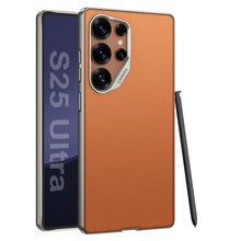 Load image into Gallery viewer, Quilted Classic Plain Leather Craft Case- Samsung