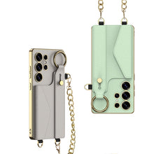 Load image into Gallery viewer, Luxury Antic Designer Leather Wallet Phone Case- Samsung