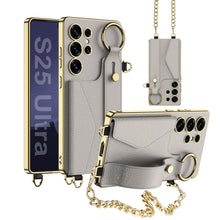 Load image into Gallery viewer, Luxury Antic Designer Leather Wallet Phone Case- Samsung