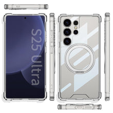 Load image into Gallery viewer, Elegant Transparent Magnetic Magsafe Kickstand Case- Samsung