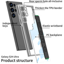 Load image into Gallery viewer, Banq Transparent Wristband Case For Galaxy S24 Ultra