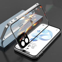 Load image into Gallery viewer, iPhone - Dual Magnetic Alluminium Body Magsafe Glass Case