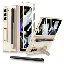 Load image into Gallery viewer, Leather Case With Bracket & Pen Slot For Galaxy Z Fold 5