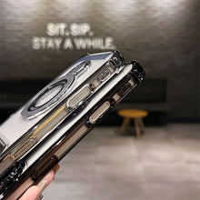 Load image into Gallery viewer, Elegant Transparent Stand Case - iPhone