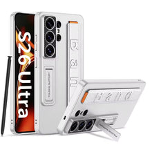 Load image into Gallery viewer, Elastic Wrist-Band Holder With Kick-Stand Case For Galaxy S26 Ultra