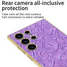 Load image into Gallery viewer, Electroplated Lux Pattern Phone Case for Samsung Galaxy S24Ultra