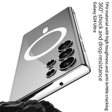 Load image into Gallery viewer, Transparent Magnetic Wireless Charging Case For Galaxy S24 Ultra