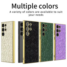 Load image into Gallery viewer, Electroplated Lux Pattern Phone Case for Samsung Galaxy S23 Ultra