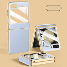 Load image into Gallery viewer, Leather Case With Hinge Protection For Samsung Galaxy Z Flip 5