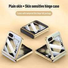 Load image into Gallery viewer, Leather Case With Hinge Protection For Samsung Galaxy Z Flip 5