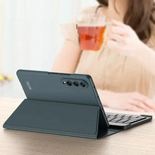 Load image into Gallery viewer, Wireless Keyboard Leather Magnetic Flip Case For Fold Series