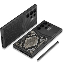 Load image into Gallery viewer, Defender Leather Case For Galaxy S24 Ultra