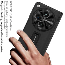 Load image into Gallery viewer, Magnetic Hinge Flux Leather Case For OnePlus Open
