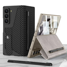 Load image into Gallery viewer, Shockproof Leather Case With Screen Protection For Galaxy Z Fold 6