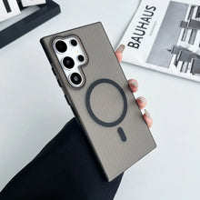 Load image into Gallery viewer, Matte Corrugated Magsafe Hard Case- iPhone