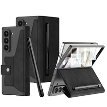 Load image into Gallery viewer, Shockproof Leather Case With Screen Protection For Galaxy Z Fold 6