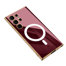 Load image into Gallery viewer, Solid Color Magnetic Case For Galaxy S24 Ultra