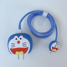 Load image into Gallery viewer, Cute 3D Cartoon Character Stitch Cable Protector (Blue)