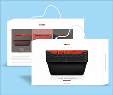 Load image into Gallery viewer, Leather Car Seat Gap Box Organizer Console Side Seat Crevice Storage Accessories