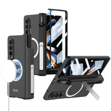 Load image into Gallery viewer, Magnetic with Hinge Protective Stand Case For Fold 3 & 4