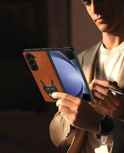 Load image into Gallery viewer, Racquet Club’s Curtis(Dog) Series Embroided Phone Case For Galaxy FOLD 5