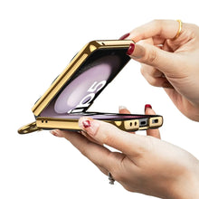 Load image into Gallery viewer, Elegant Leather Ring Support Case For Galaxy Z Flip 5