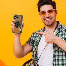 Load image into Gallery viewer, Retro Leather Vintage Camera Case- iPhone