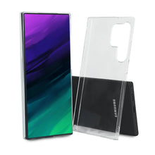 Load image into Gallery viewer, Crystal Non-Slip Grip Protective Transparent Hard Shell Case - Samsung