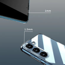Load image into Gallery viewer, Crystal Non-Slip Grip Protective Transparent Hard Shell Case - Samsung