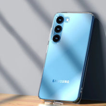 Load image into Gallery viewer, Crystal Non-Slip Grip Protective Transparent Hard Shell Case - Samsung