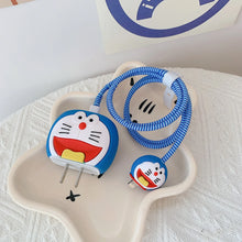 Load image into Gallery viewer, Cute 3D Cartoon Character Stitch Cable Protector (Blue)