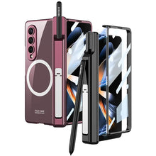 Load image into Gallery viewer, Transparent PC Fall-Proof Magsafe Wireless Rechargeable Case For Galaxy Z Fold 5