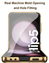 Load image into Gallery viewer, Samsung Galaxy Z Flip 5 Lion Pattern Glass Case