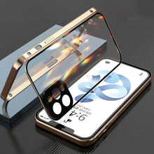 Load image into Gallery viewer, iPhone - Dual Magnetic Alluminium Body Magsafe Glass Case