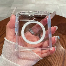 Load image into Gallery viewer, Galaxy Z Flip 6 Slim Magnetic MagSafe Transparent Case