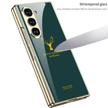 Load image into Gallery viewer, Galaxy Z Fold 7 Deer Pattern Glass Case