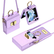Load image into Gallery viewer, Leather Cross Bag Case For Galaxy Z FLIP 5