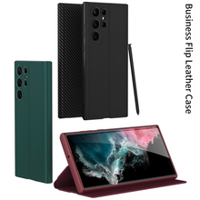 Load image into Gallery viewer, Business Flip Leather Case for Galaxy S24 Series