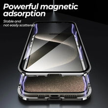 Load image into Gallery viewer, iPhone - Dual Magnetic Alluminium Body Magsafe Glass Case
