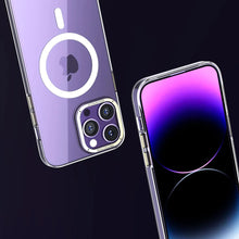 Load image into Gallery viewer, Elegant Transparency Designer MagSafe Case for iPhone 15 Series