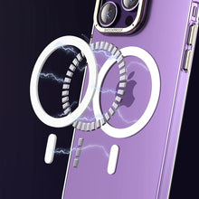 Load image into Gallery viewer, Elegant Transparency Designer MagSafe Case for iPhone 15 Series