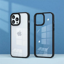 Load image into Gallery viewer, Transparent Shockproof Bumper Case For iPhone Series