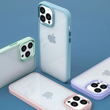 Load image into Gallery viewer, Transparent Shockproof Bumper Case For iPhone Series