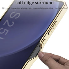 Load image into Gallery viewer, Classic Electroplated Plain Leather Case for Galaxy S25