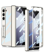 Load image into Gallery viewer, Transparent Magnetic Hinge Case With Stand For Galaxy Z Fold 5